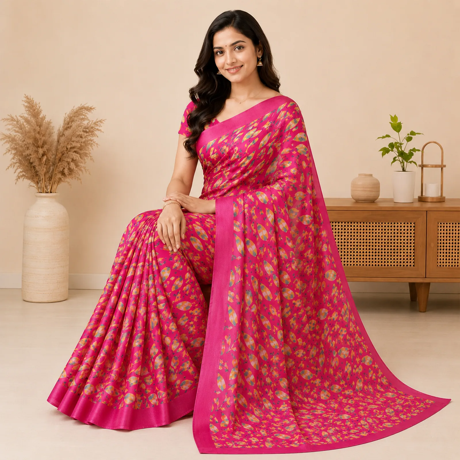 Chandrika in Moonlight Ivory & Gold - Angle 16
