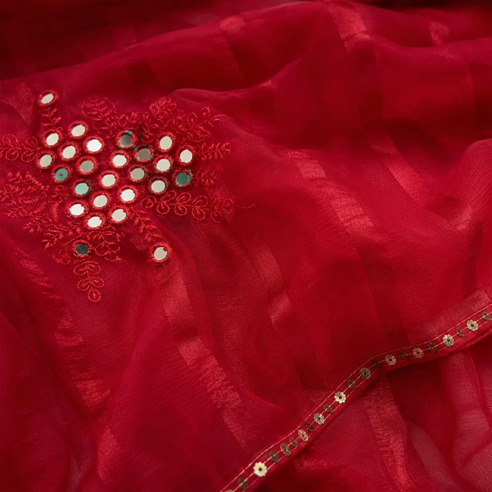 Shringar in Golden Amber & Antique Zari - Angle 5
