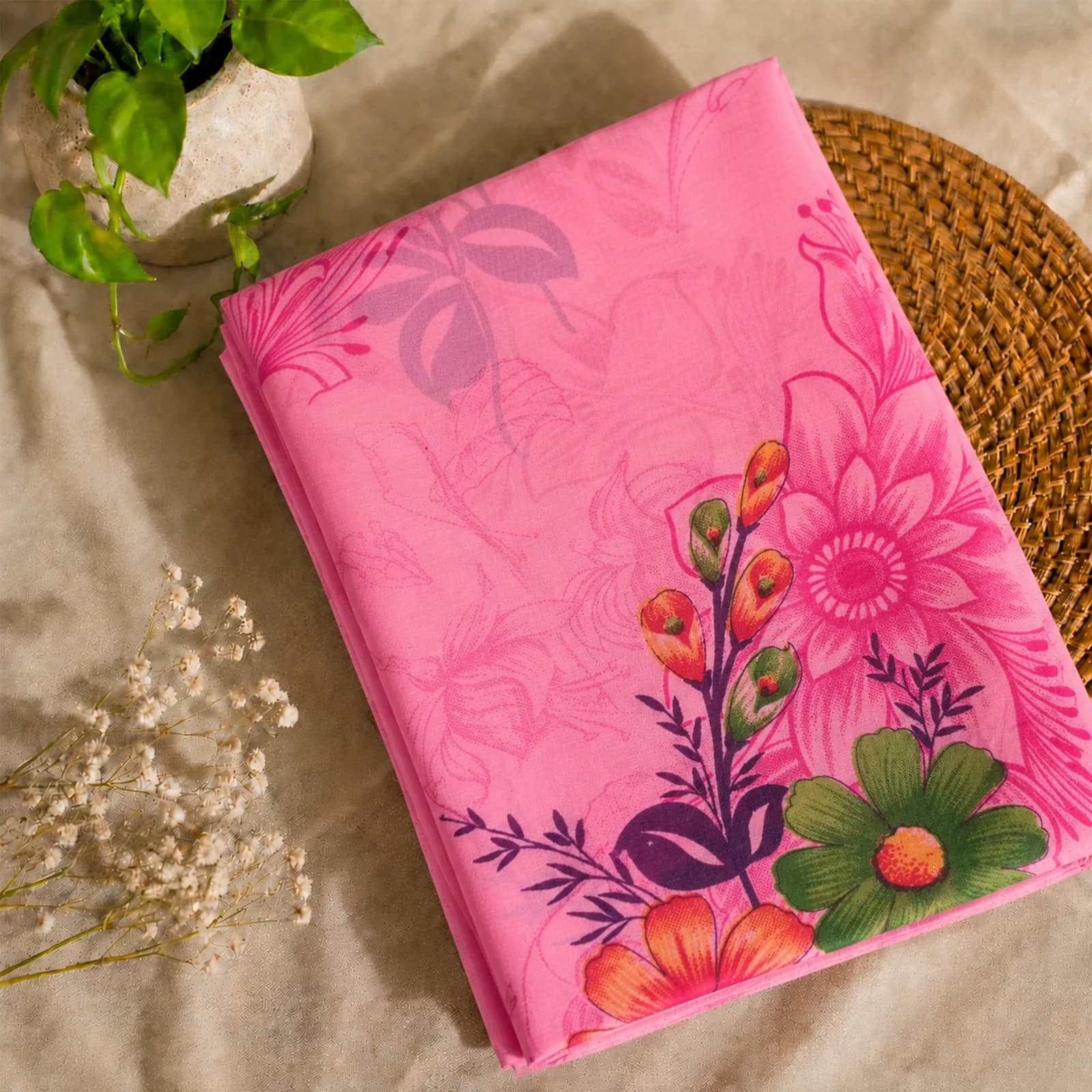 Handcrafted Zari Border Pallu Detail